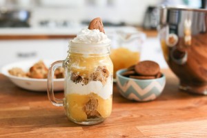 delicious looking dessert in a mug